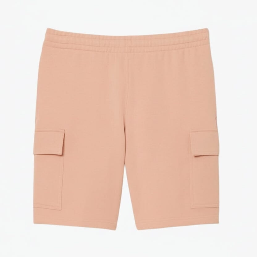Cargo-Shorts aus Baumwollfleece