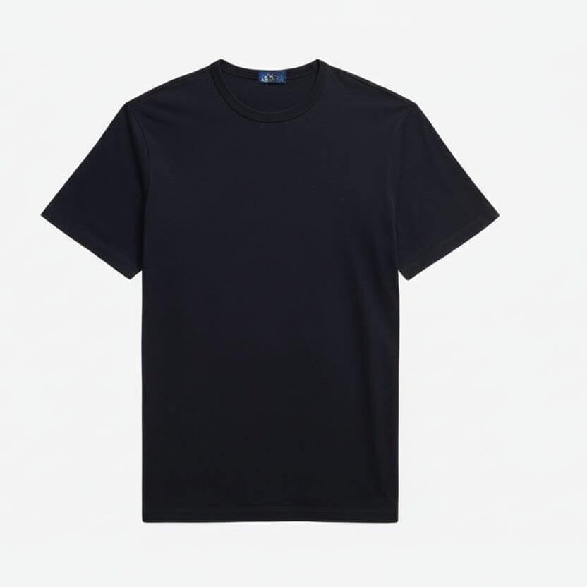 Jersey-Rundhals-T-Shirt