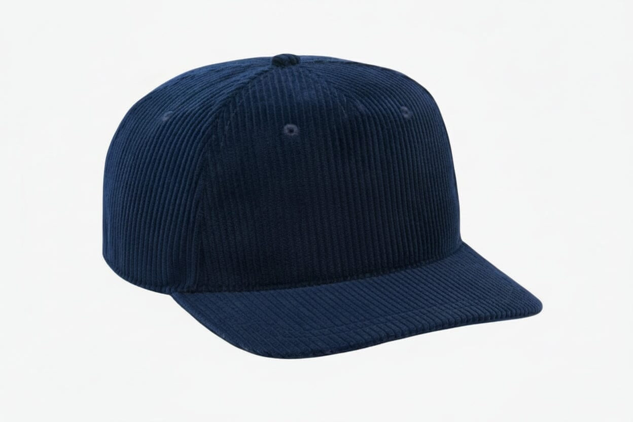 Bestickte Cord-Golfkappe