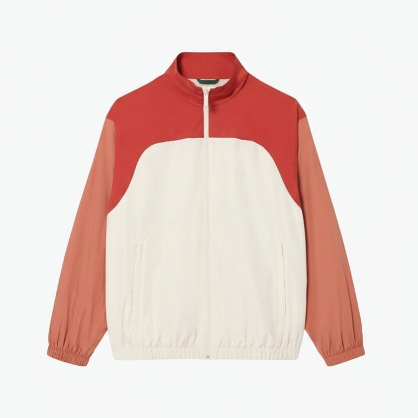 Wasserabweisende Farbblock-Trainingsjacke
