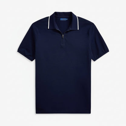 Klassisches Polo-Shirt aus Stretch-Mesh