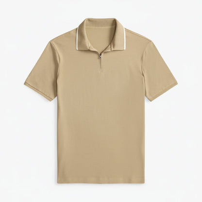 Klassisches Polo-Shirt aus Stretch-Mesh