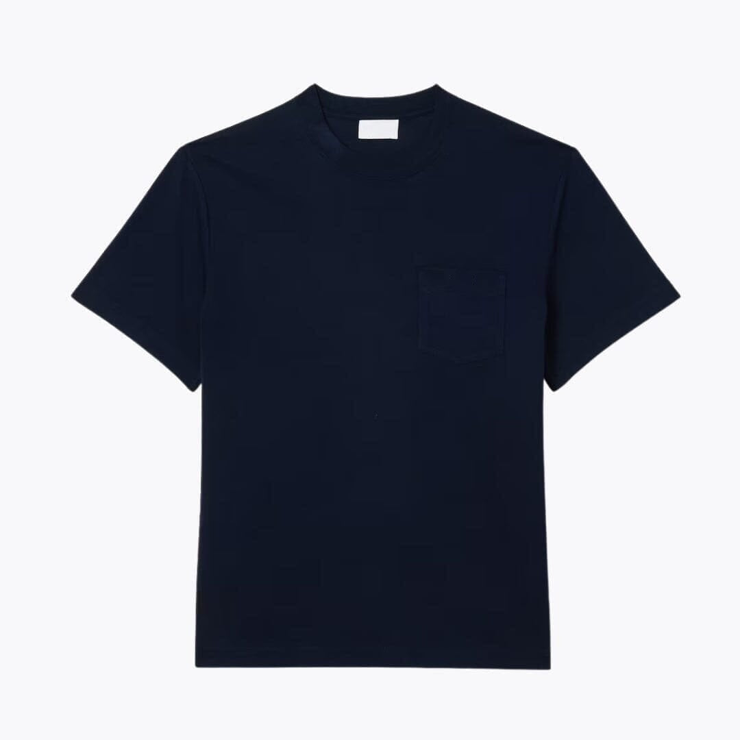 Baumwoll-T-Shirt mit Brusttasche