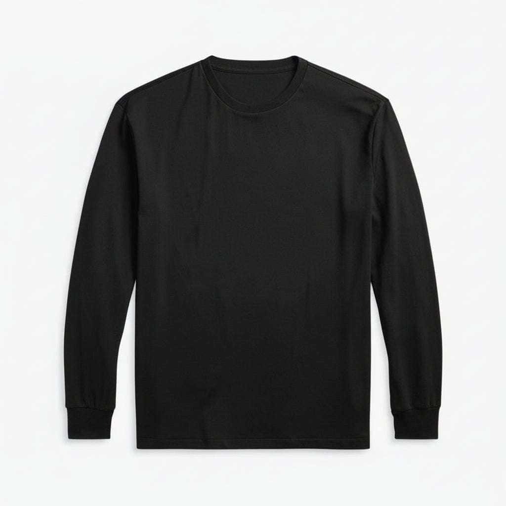 Klassisches T-Shirt aus weicher Baumwolle mit Rundhalsausschnitt