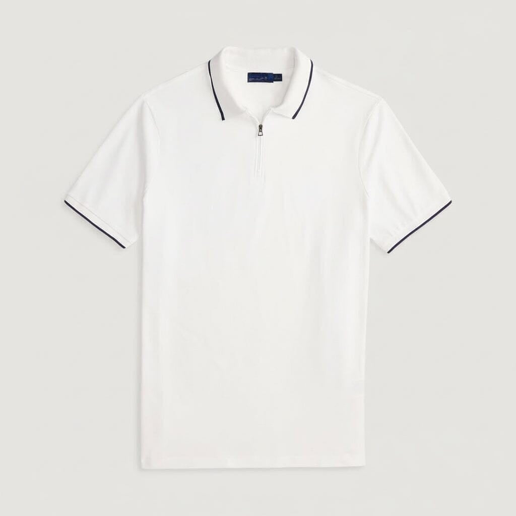 Klassisches Polo-Shirt aus Stretch-Mesh