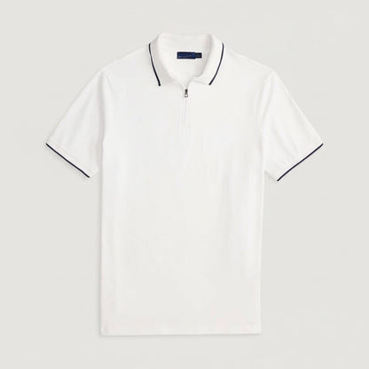 Klassisches Polo-Shirt aus Stretch-Mesh