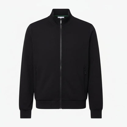 Fleece-Sweatshirt mit hohem Kragen und Reißverschluss