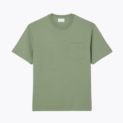 Baumwoll-T-Shirt mit Brusttasche