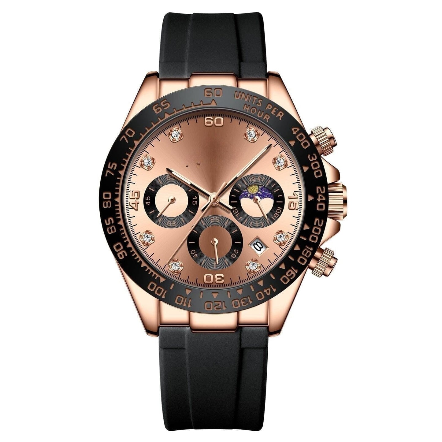 Chronograph Datum Uhrzeit
