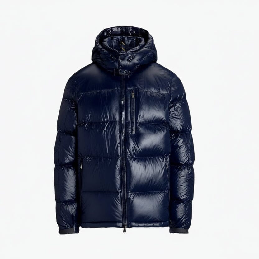 Gorham Daunenjacke mit Glanz-Finish