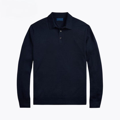 Wollpullover mit Polokragen