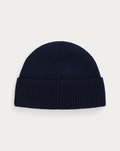 Polo Bear Ribbed Knit Hat