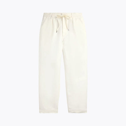 Lateef Relaxed Fit Pleated Linen Pant