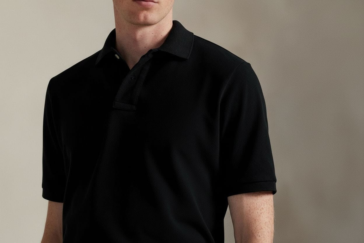 Klassisches Polo Bear Poloshirt aus Netzstoff