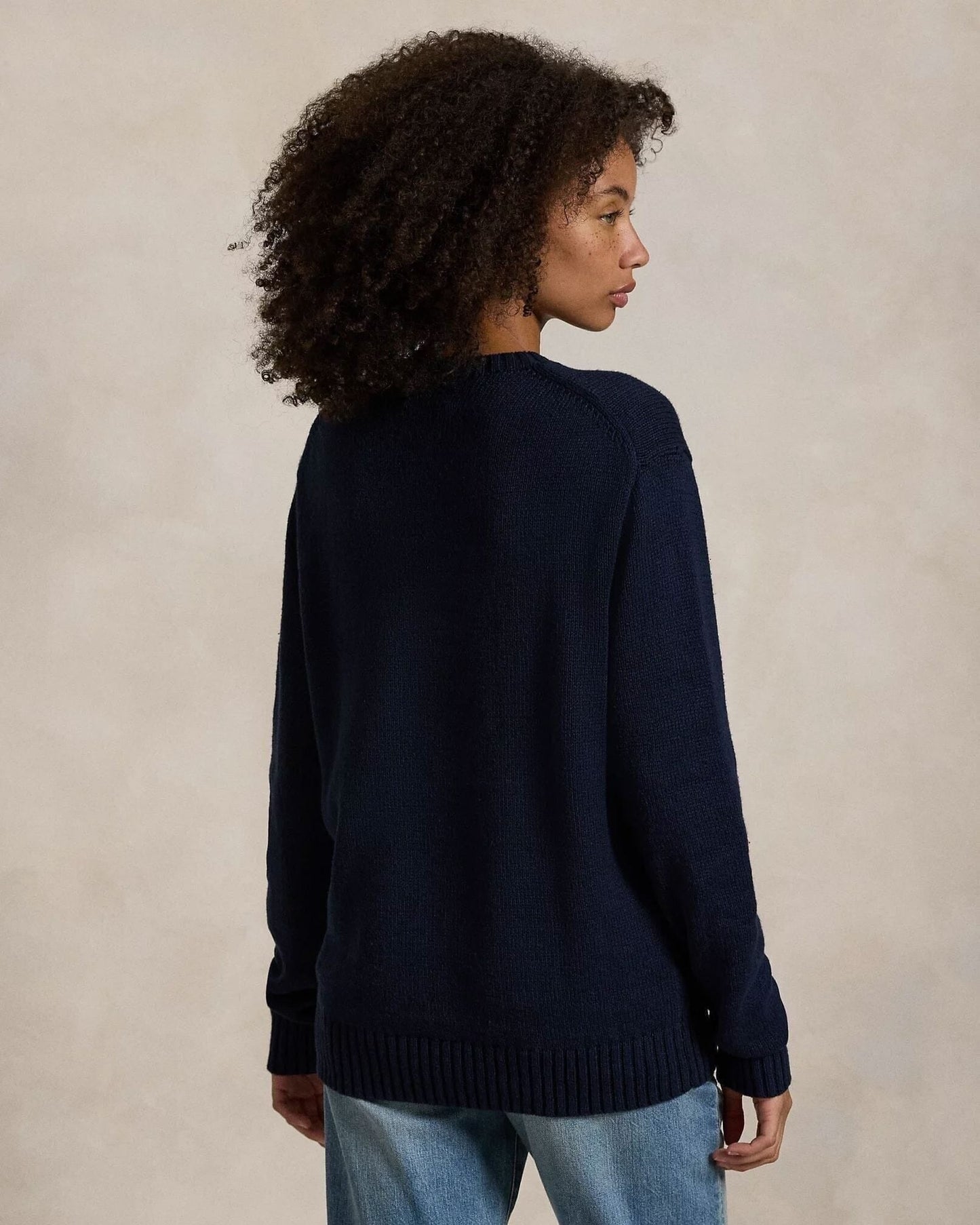 Polo Bear Cotton-Linen Sweater