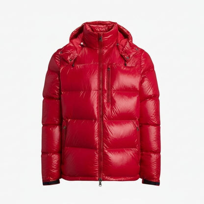 Gorham Daunenjacke mit Glanz-Finish