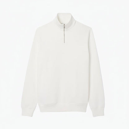 Sweatshirt mit Reißverschluss und hohem Kragen