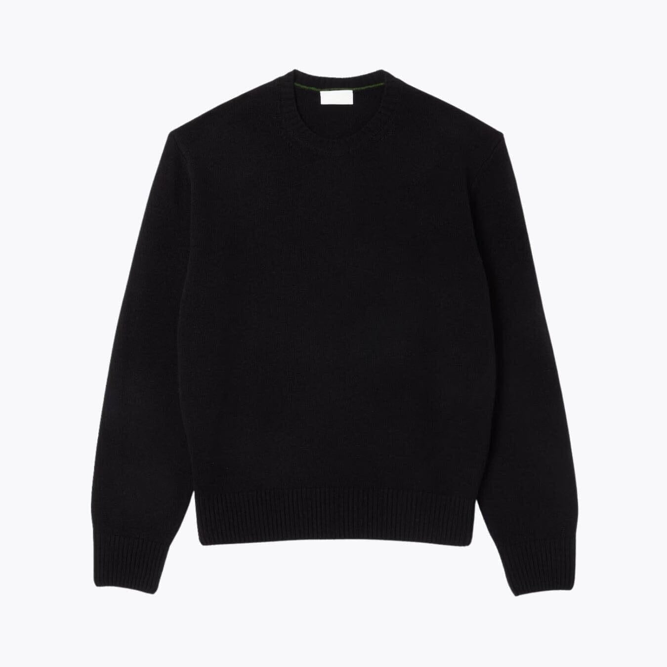 Pullover mit Rundhalsausschnitt aus Kardierter Wolle