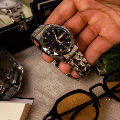 Luminous Steel Watch 40 mm – Wasserdicht | Transfer Steel
