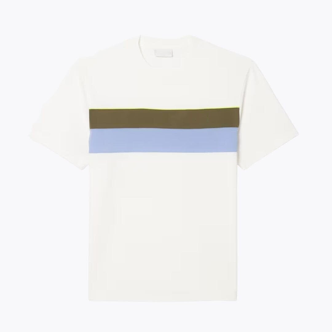 Jersey-T-Shirt mit Farbblock