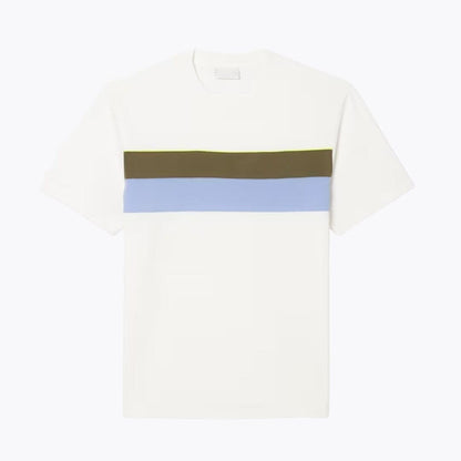 Jersey-T-Shirt mit Farbblock
