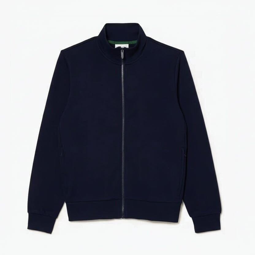 Fleece-Sweatshirt mit hohem Kragen und Reißverschluss