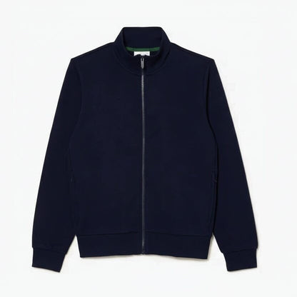 Fleece-Sweatshirt mit hohem Kragen und Reißverschluss