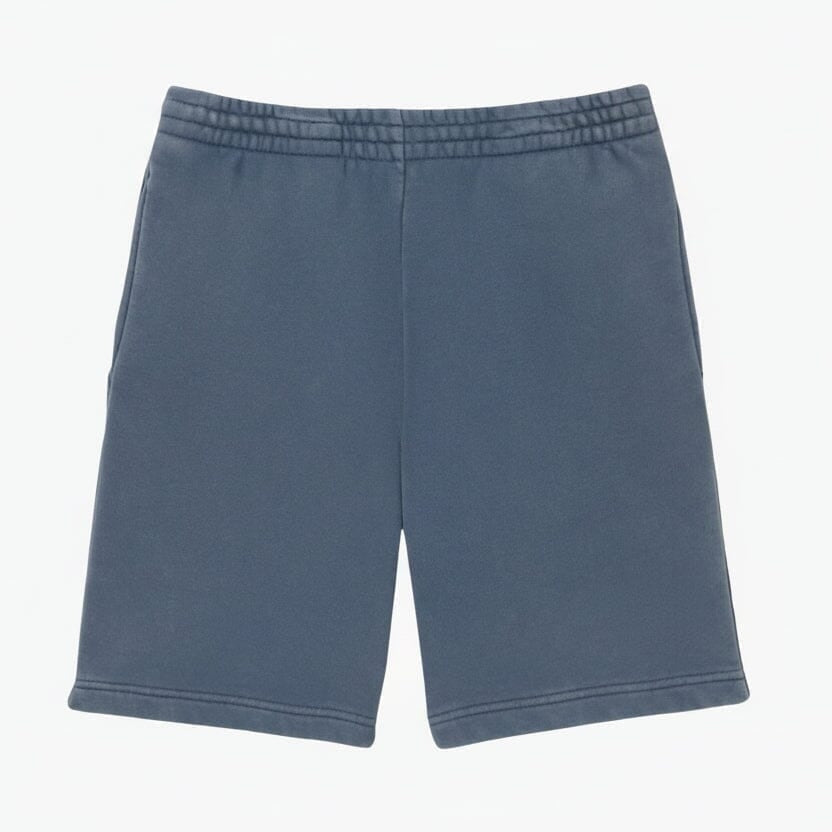 Shorts aus Baumwoll-Fleece mit Washed-Effekt