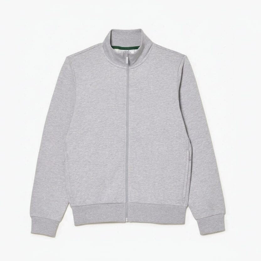 Fleece-Sweatshirt mit hohem Kragen und Reißverschluss